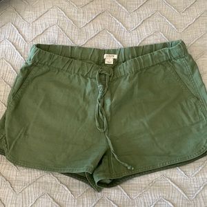 J. Crew drawstring shorts